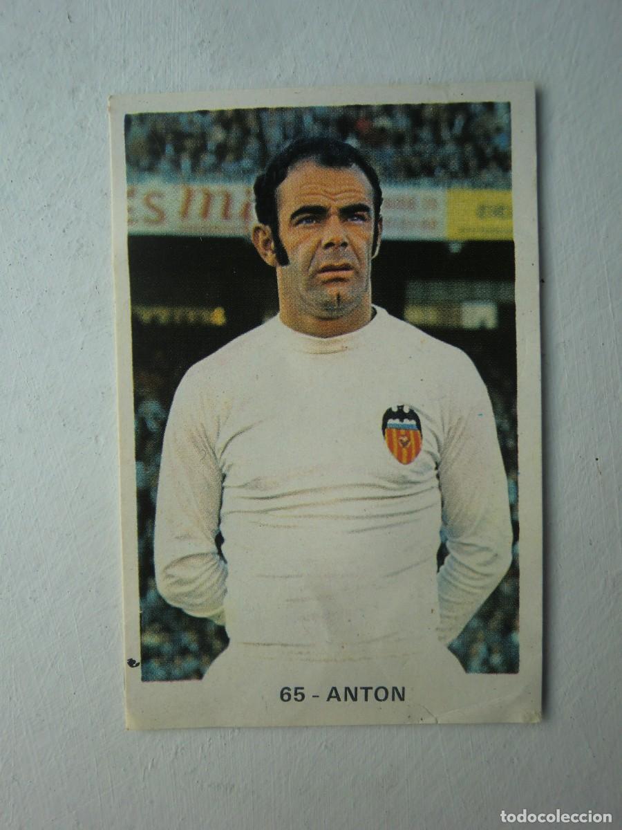 Cromos de f&uacute;tbol: Cromo f&uacute;tbol CAMPEONATOS NACIONALES Y M&Eacute;JICO 70-71 1970-1971 de RUIZ ROMERO: ANT&Oacute;N (Valencia) N&ordm; 65