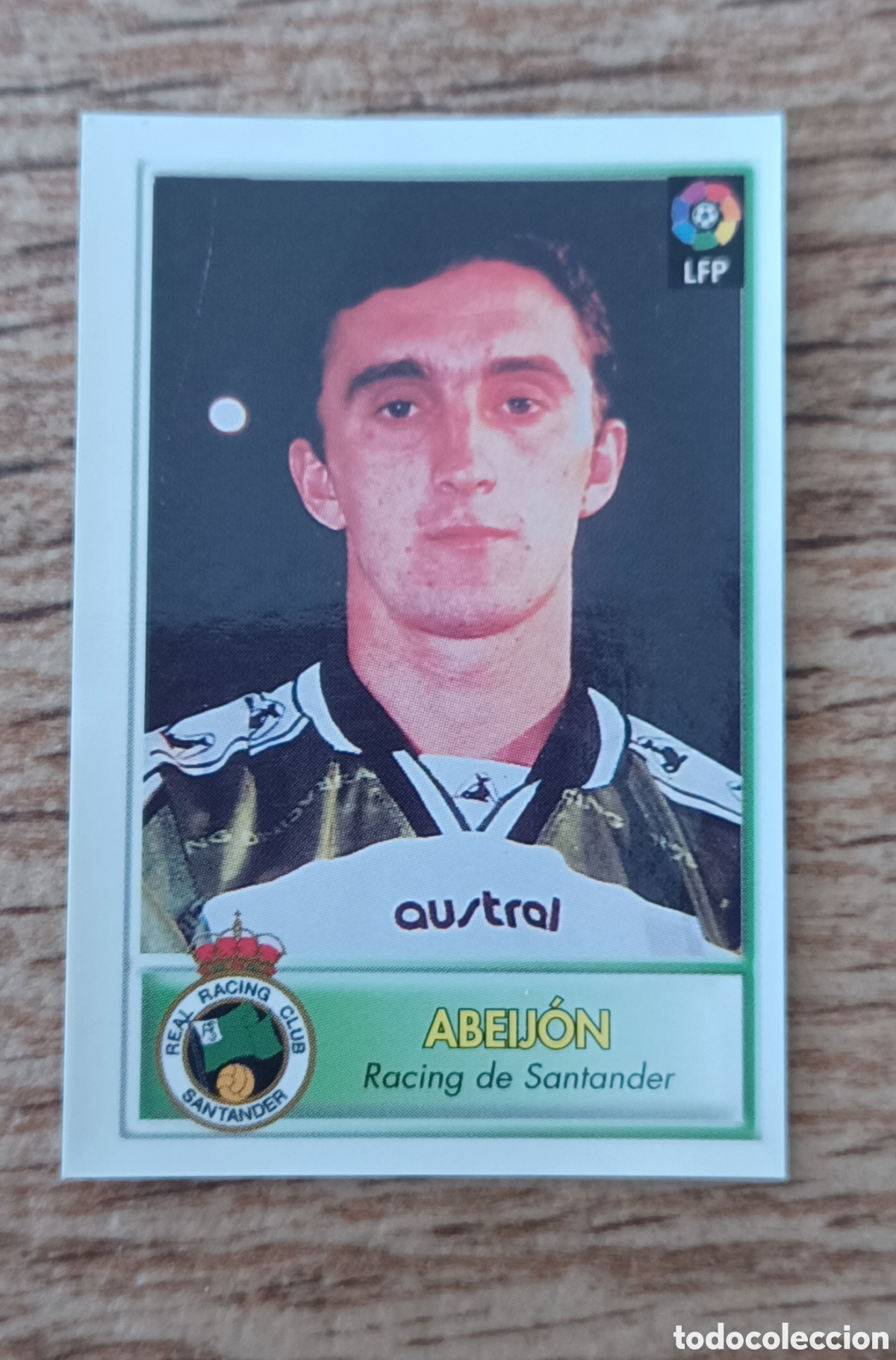 Cromos de f&uacute;tbol: CROMO ABEIJON N 248 RACING DE SANTANDER COLECCI&Oacute;N BOLLYCAO FUTBOL 97 98
