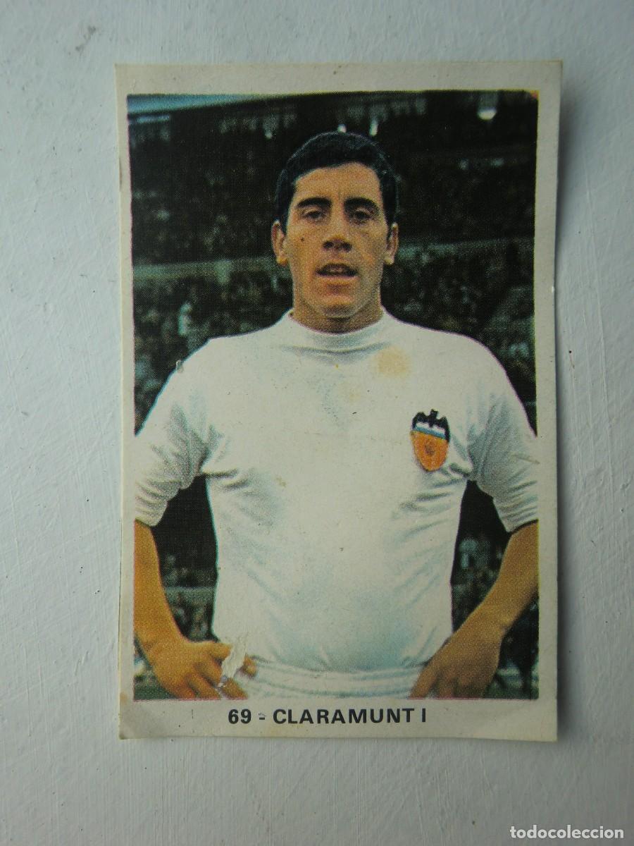 Cromos de f&uacute;tbol: Cromo f&uacute;tbol CAMPEONATOS NACIONALES Y M&Eacute;JICO 70-71 1970-1971 RUIZ ROMERO: CLARAMUNT I Valencia N&ordm; 69
