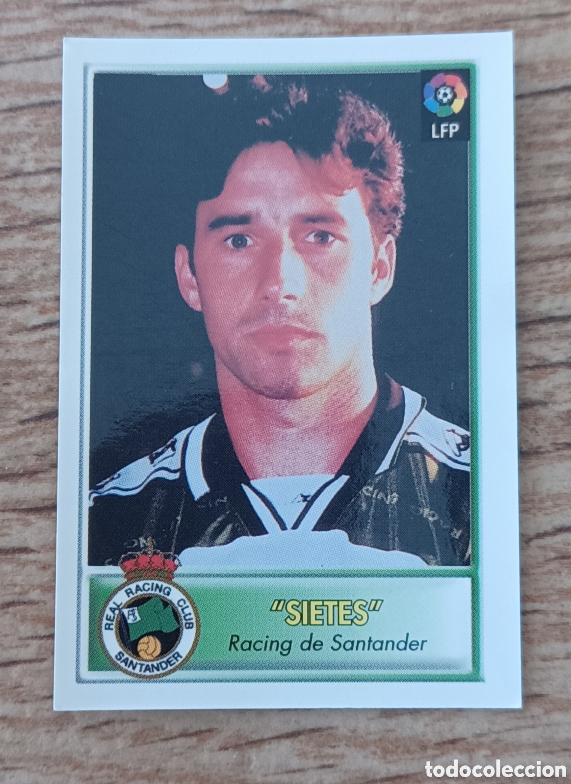 Cromos de f&uacute;tbol: CROMO SIETES N 249 RACING DE SANTANDER COLECCI&Oacute;N BOLLYCAO FUTBOL 97 98