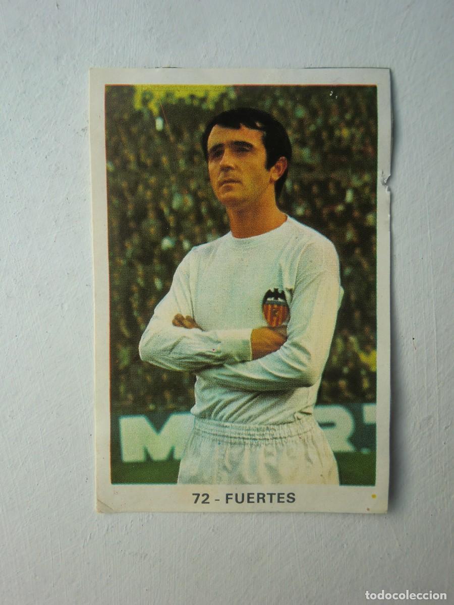 Cromos de f&uacute;tbol: Cromo f&uacute;tbol CAMPEONATOS NACIONALES Y M&Eacute;JICO 70-71 1970-1971 RUIZ ROMERO: FUERTES (Valencia) N&ordm; 72