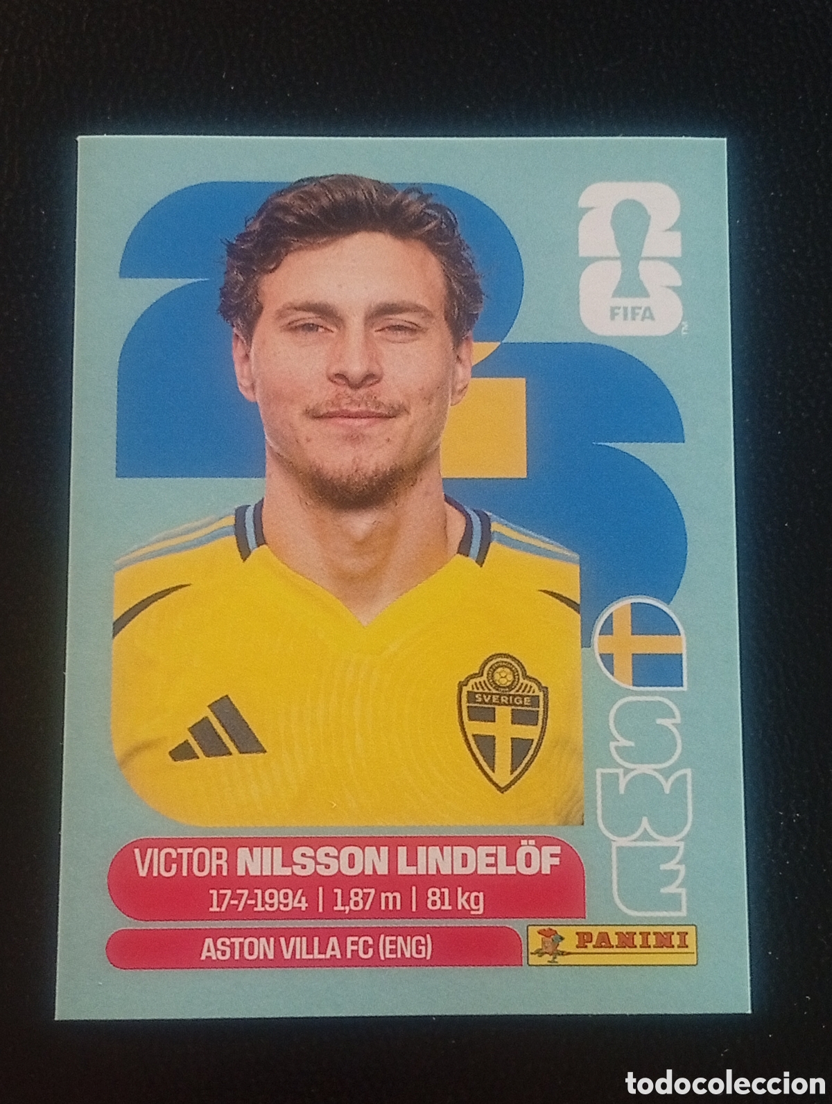 Cromos de f&uacute;tbol: SWE 6 SVERIGE SUECIA MUNDIAL F&Uacute;TBOL 2026 FIFA WORLD CUP PANINI CROMO STICKER SWE6