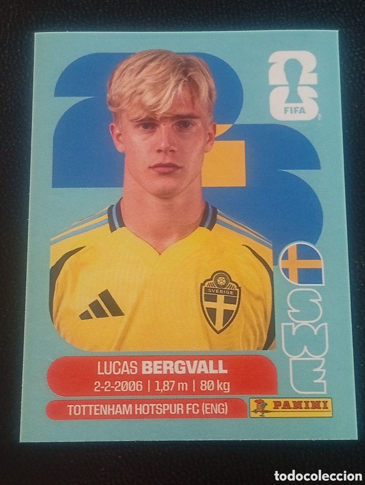 Cromos de f&uacute;tbol: SWE 8 SVERIGE SUECIA MUNDIAL F&Uacute;TBOL 2026 FIFA WORLD CUP PANINI CROMO STICKER SWE8