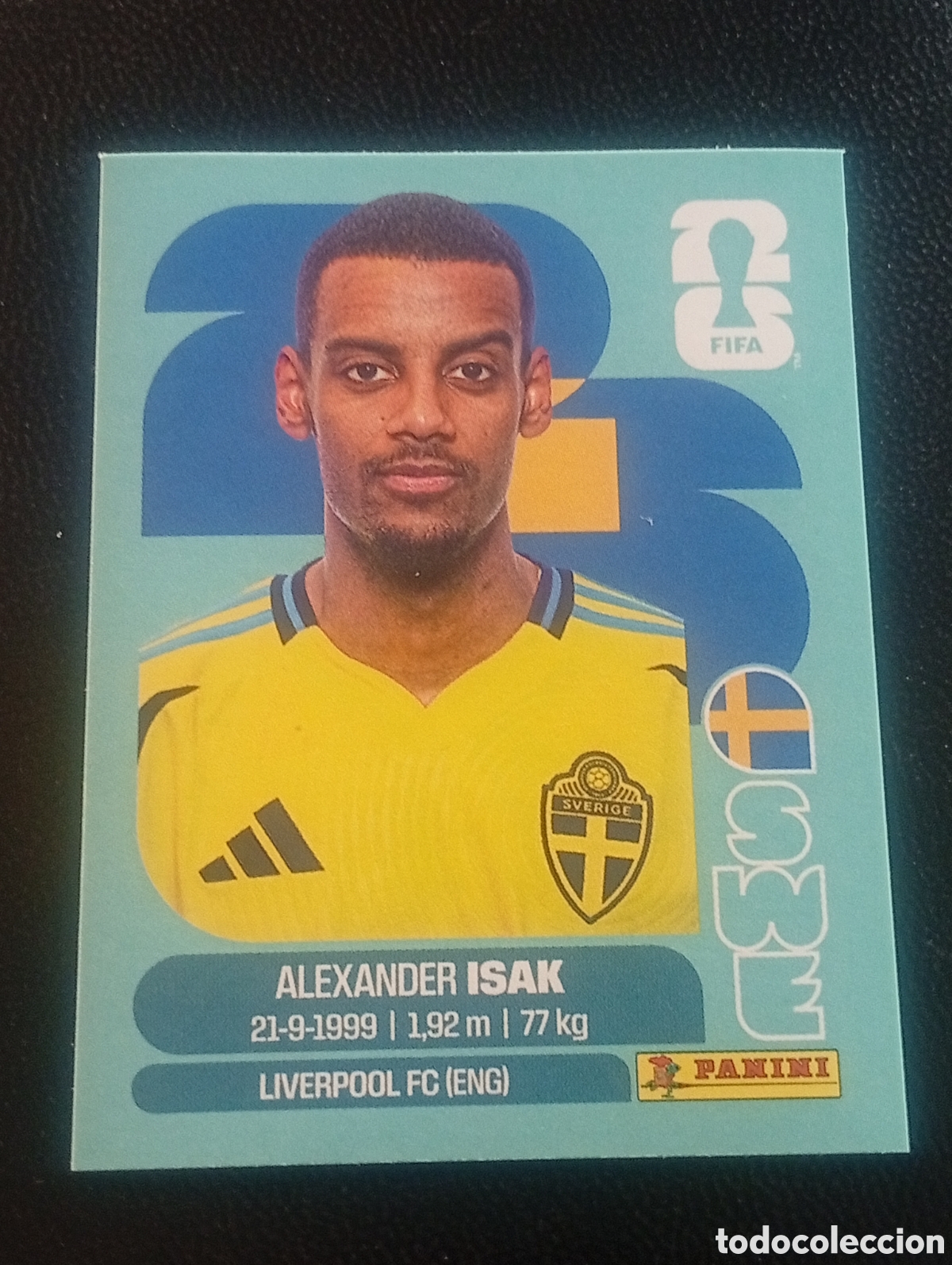 Cromos de f&uacute;tbol: SWE 19 ISAK SVERIGE SUECIA MUNDIAL F&Uacute;TBOL 2026 FIFA WORLD CUP PANINI CROMO STICKER SWE19