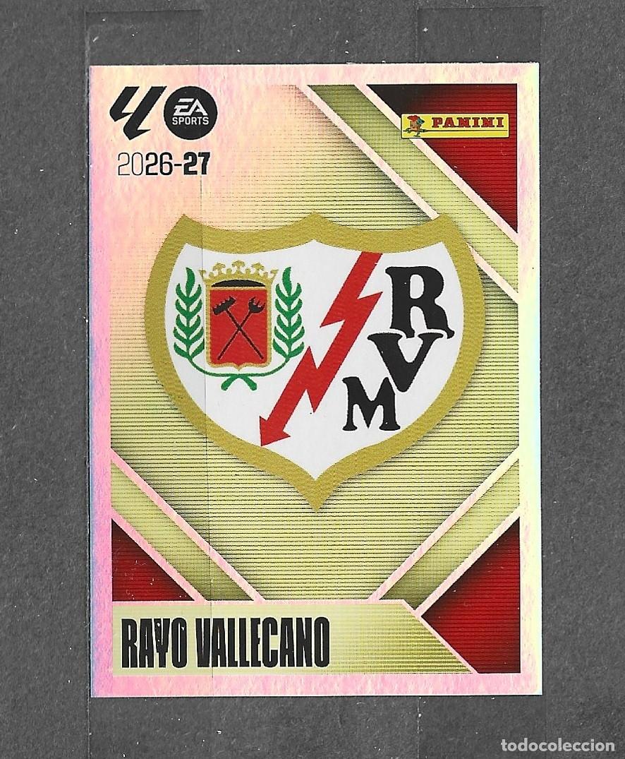 Cromos de f&uacute;tbol: Liga este 26/27 - Escudo - N&ordm; 1 - Rayo Vallecano