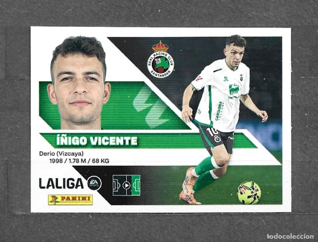 Cromos de f&uacute;tbol: Liga este 26/27 - &Iacute;&ntilde;igo Vicente - N&ordm; 18 - R. Racing Club