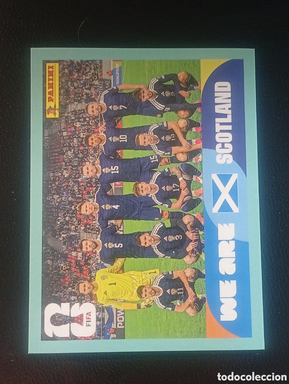Cromos de f&uacute;tbol: SCO 13 equipo ESCOCIA SCOTLAND MUNDIAL F&Uacute;TBOL 2026 FIFA WORLD CUP PANINI CROMO STICKER SCO13