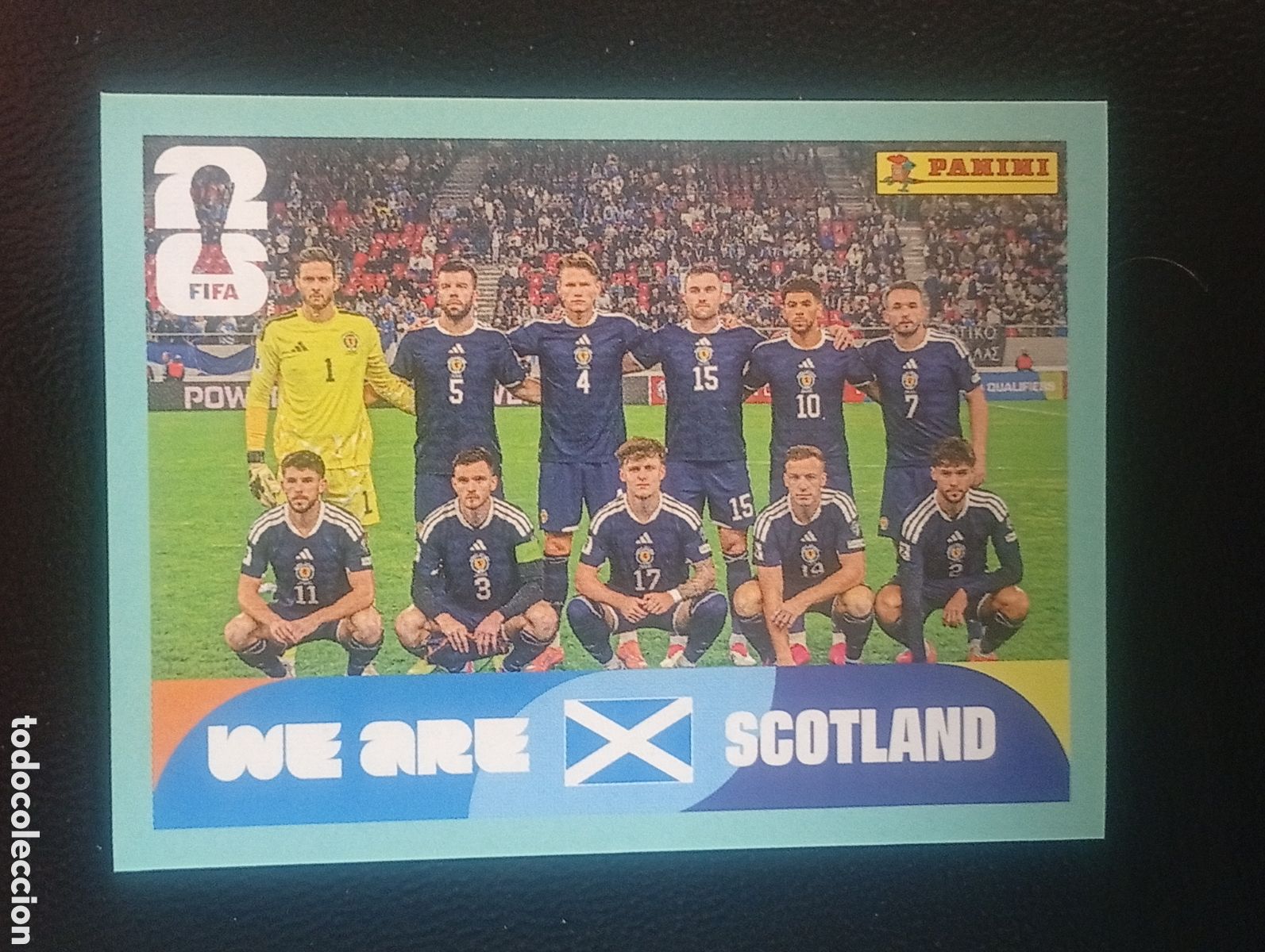 Cromos de f&uacute;tbol: SCO 13 equipo ESCOCIA SCOTLAND MUNDIAL F&Uacute;TBOL 2026 FIFA WORLD CUP PANINI CROMO STICKER SCO13