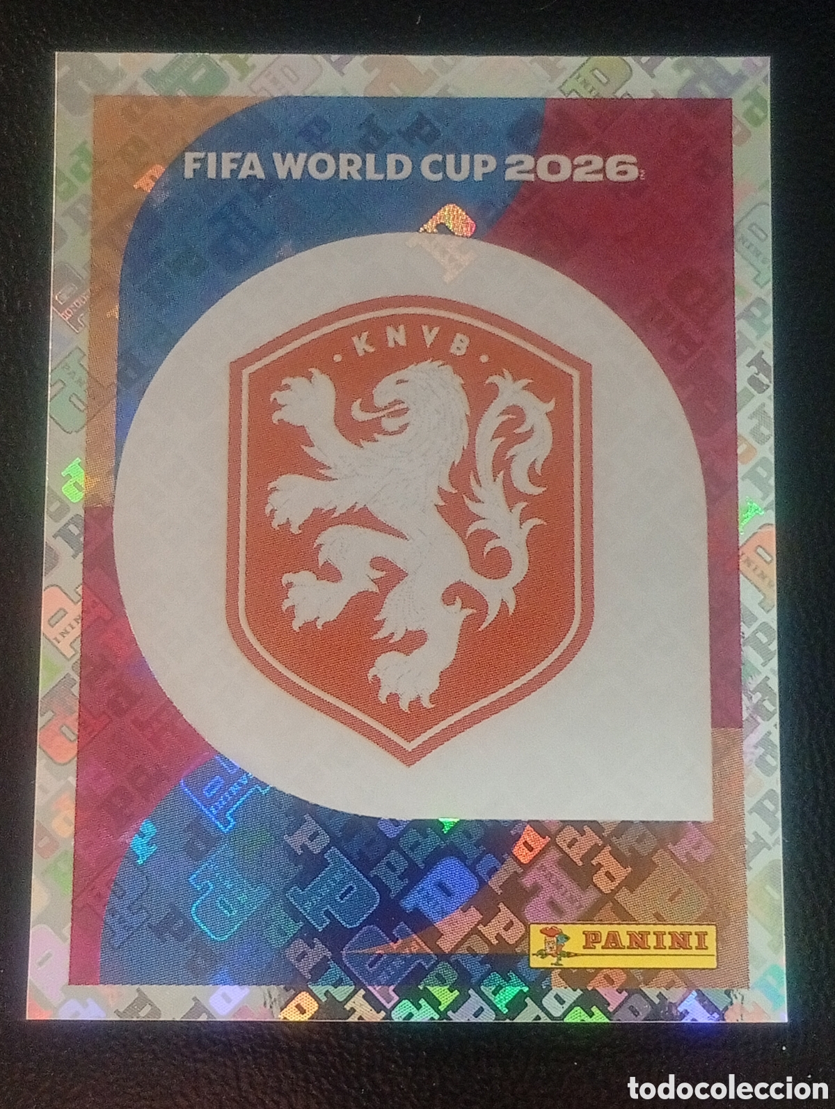 Cromos de f&uacute;tbol: NED 1 escudo HOLANDA MUNDIAL F&Uacute;TBOL 2026 FIFA WORLD CUP PANINI CROMO STICKER NED1