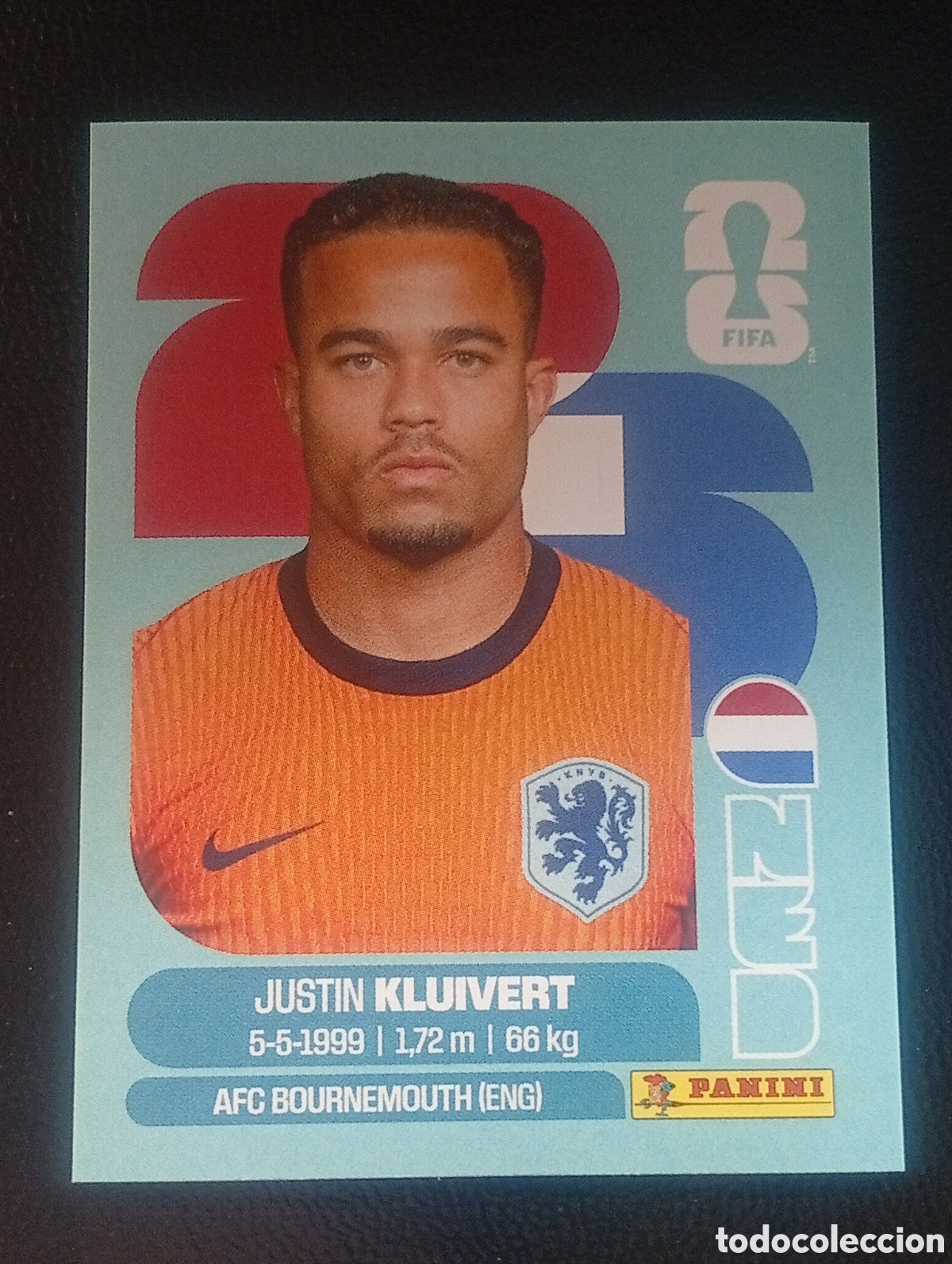 Cromos de f&uacute;tbol: NED 16 KLUIVERT HOLANDA MUNDIAL F&Uacute;TBOL 2026 FIFA WORLD CUP PANINI CROMO STICKER NED16