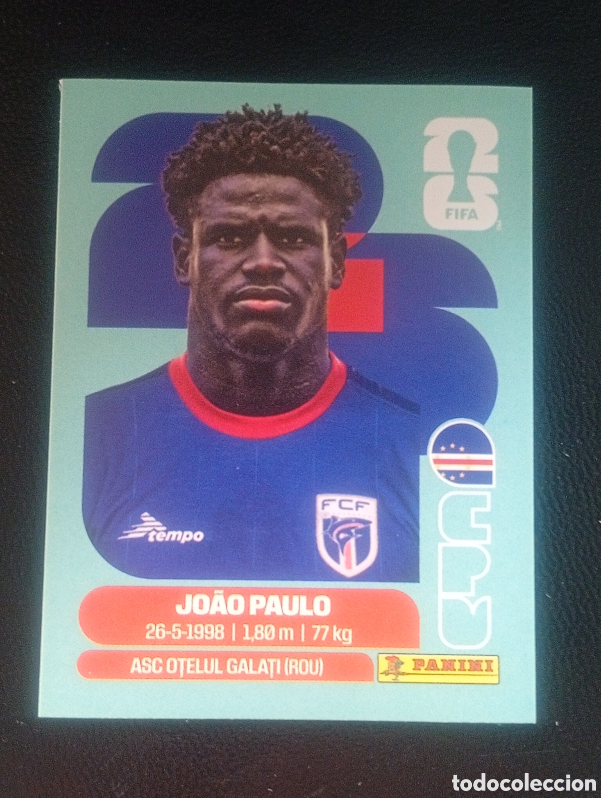 Cromos de f&uacute;tbol: CPV 8 CABO VERDE MUNDIAL F&Uacute;TBOL 2026 FIFA WORLD CUP PANINI CROMO STICKER CPV8