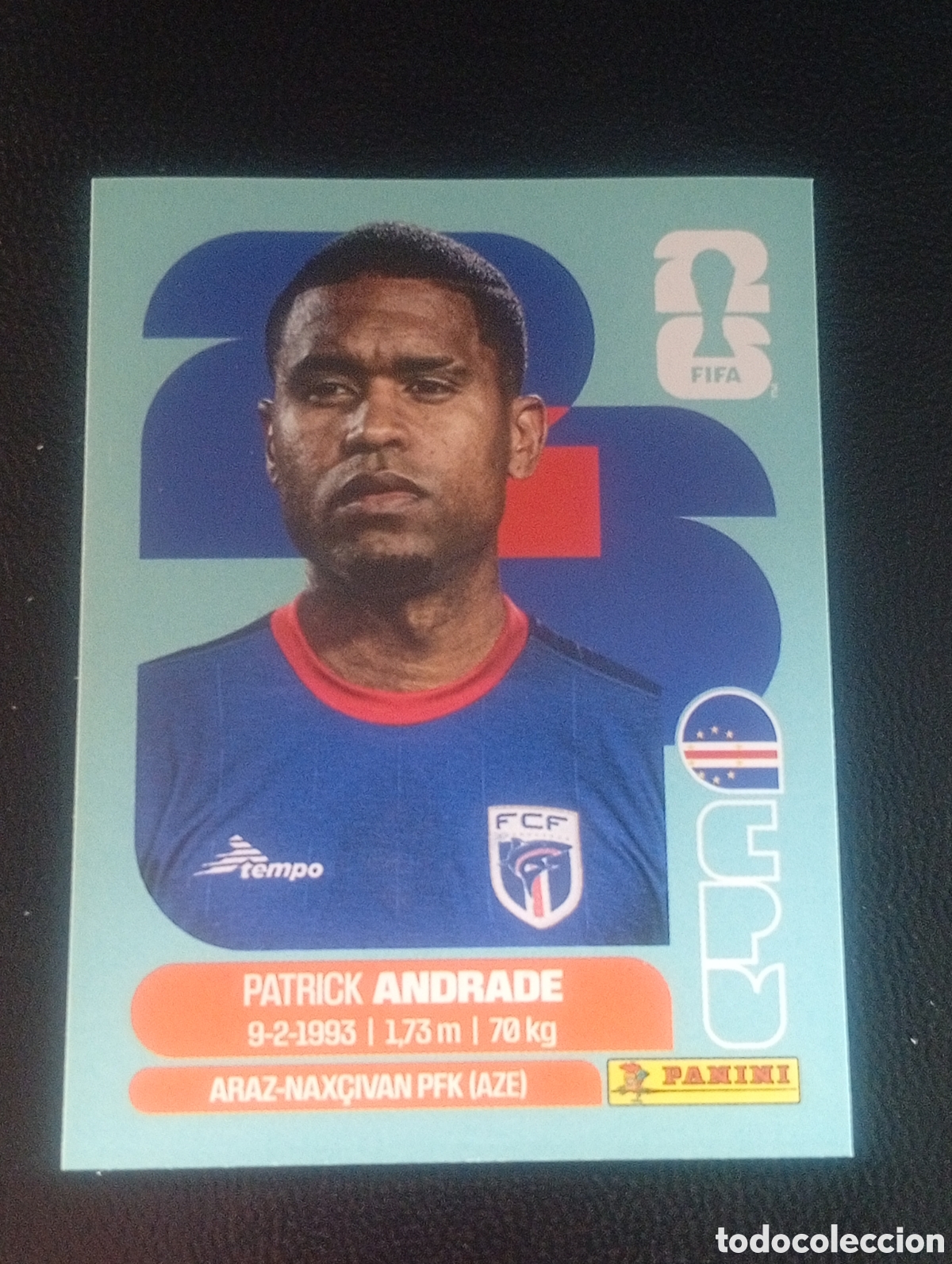 Cromos de f&uacute;tbol: CPV 11 ANDRADE CABO VERDE MUNDIAL F&Uacute;TBOL 2026 FIFA WORLD CUP PANINI CROMO STICKER CPV11