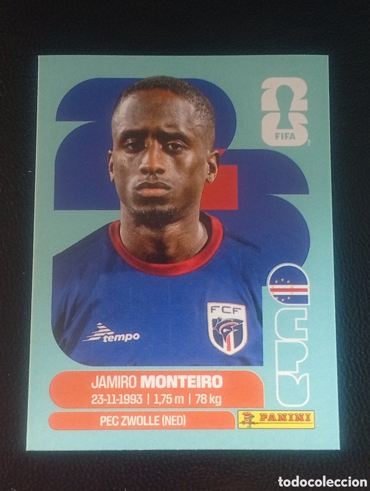 Cromos de f&uacute;tbol: CPV 12 MONTEIRO CABO VERDE MUNDIAL F&Uacute;TBOL 2026 FIFA WORLD CUP PANINI CROMO STICKER CPV12