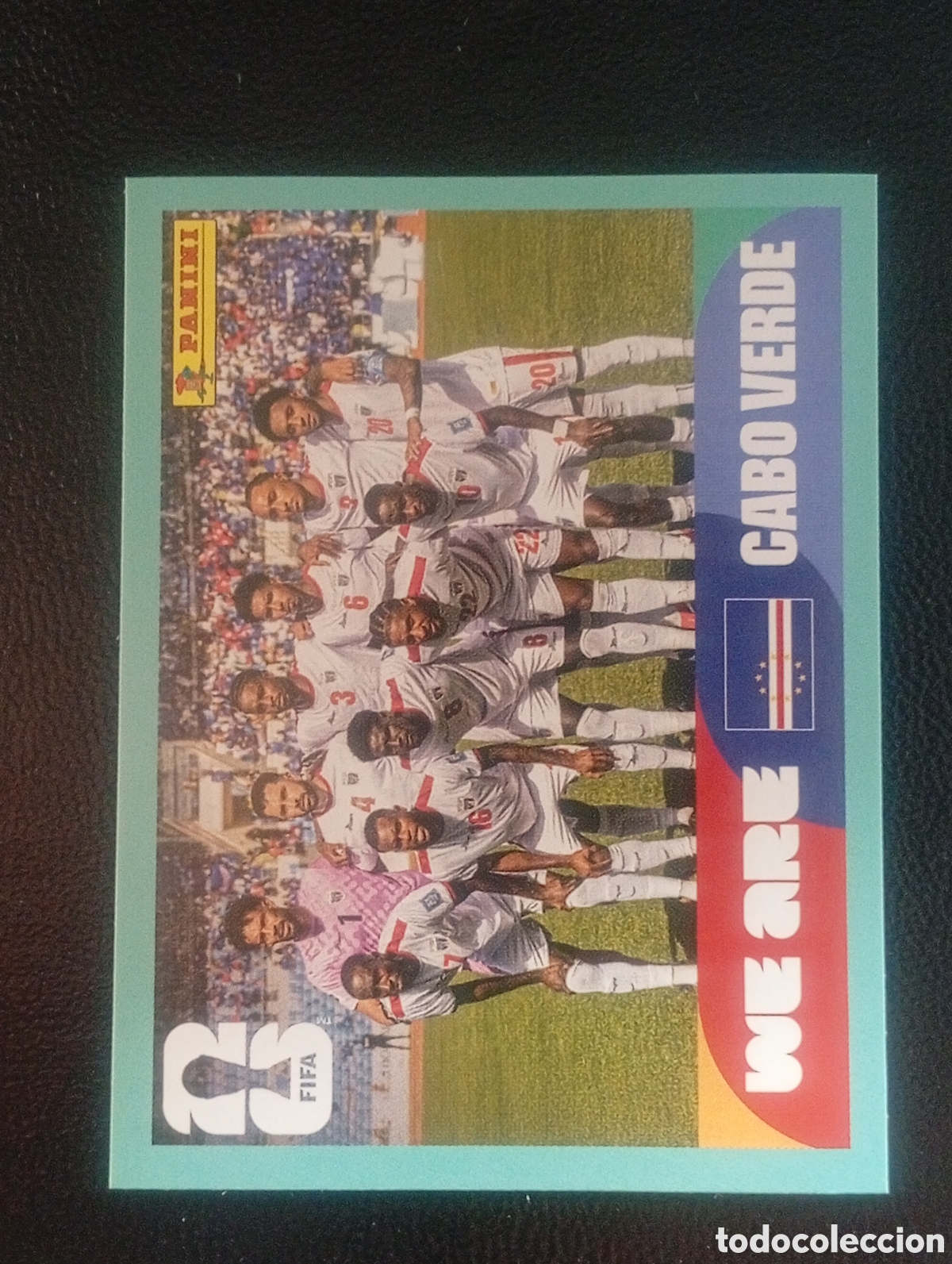 Cromos de f&uacute;tbol: CPV 13 equipo CABO VERDE MUNDIAL F&Uacute;TBOL 2026 FIFA WORLD CUP PANINI CROMO STICKER CPV13