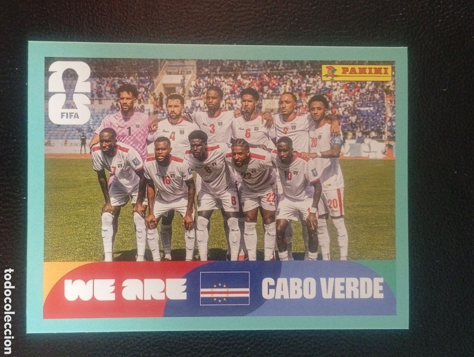 Cromos de f&uacute;tbol: CPV 13 equipo CABO VERDE MUNDIAL F&Uacute;TBOL 2026 FIFA WORLD CUP PANINI CROMO STICKER CPV13