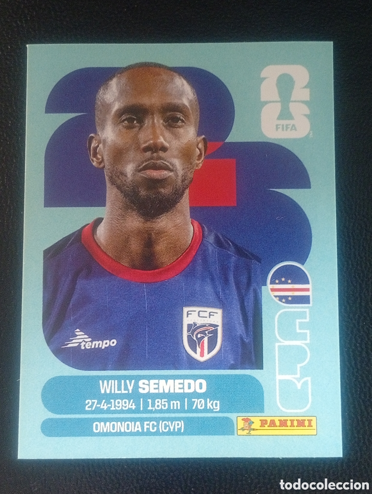 Cromos de f&uacute;tbol: CPV 109 SEMEDo CABO VERDE MUNDIAL F&Uacute;TBOL 2026 FIFA WORLD CUP PANINI CROMO STICKER CPV19
