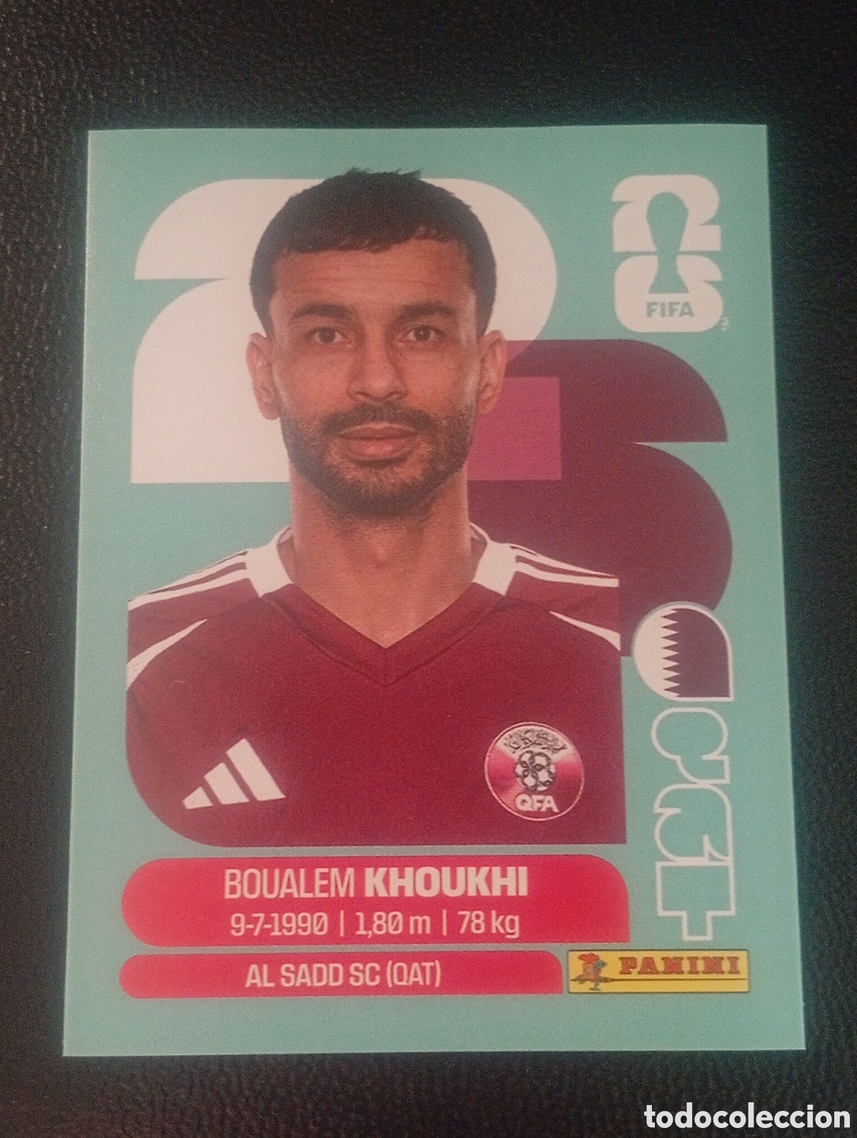 Cromos de f&uacute;tbol: QAT 6 QATAR MUNDIAL F&Uacute;TBOL 2026 FIFA WORLD CUP PANINI CROMO STICKER QAT6