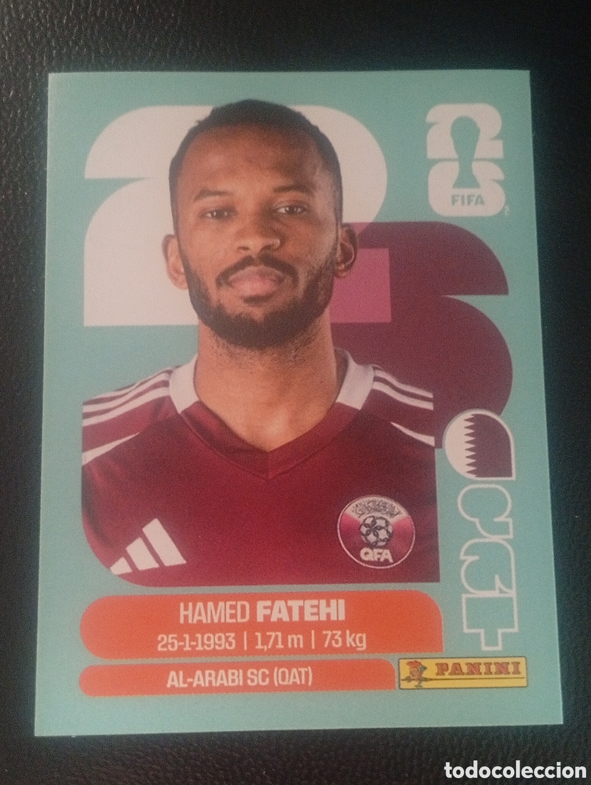 Cromos de f&uacute;tbol: QAT 12 FATEHI QATAR MUNDIAL F&Uacute;TBOL 2026 FIFA WORLD CUP PANINI CROMO STICKER QAT12