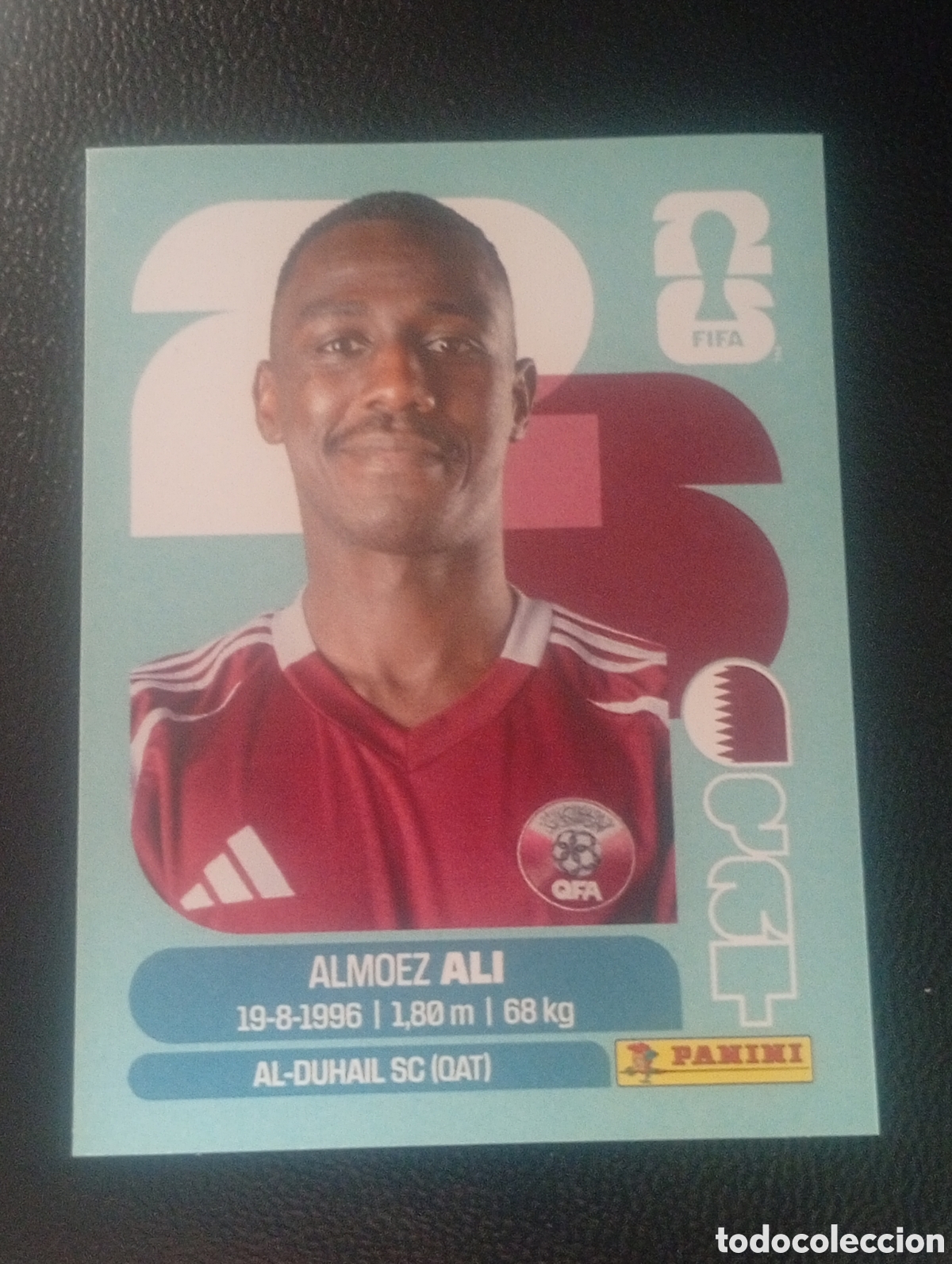 Cromos de f&uacute;tbol: QAT 20 Ali QATAR MUNDIAL F&Uacute;TBOL 2026 FIFA WORLD CUP PANINI CROMO STICKER QAT20