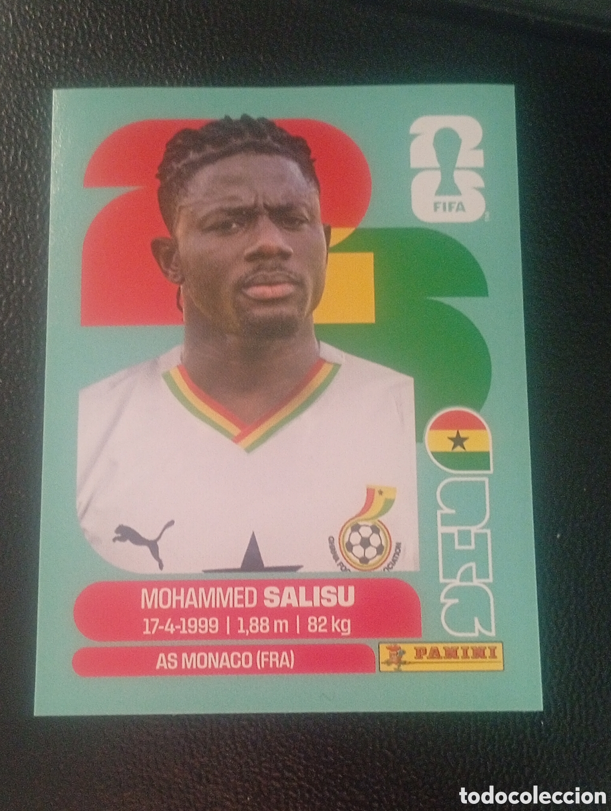 Cromos de f&uacute;tbol: GHA 4 SALISU GHANA GHANA MUNDIAL F&Uacute;TBOL 2026 FIFA WORLD CUP PANINI CROMO STICKER GHA4