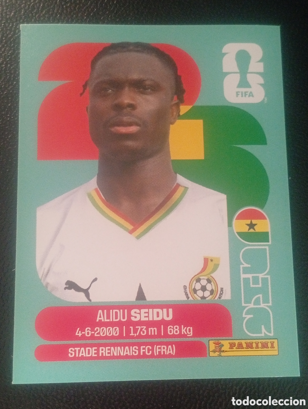 Cromos de f&uacute;tbol: GHA 5 SEIDU GHANA GHANA MUNDIAL F&Uacute;TBOL 2026 FIFA WORLD CUP PANINI CROMO STICKER GHA5