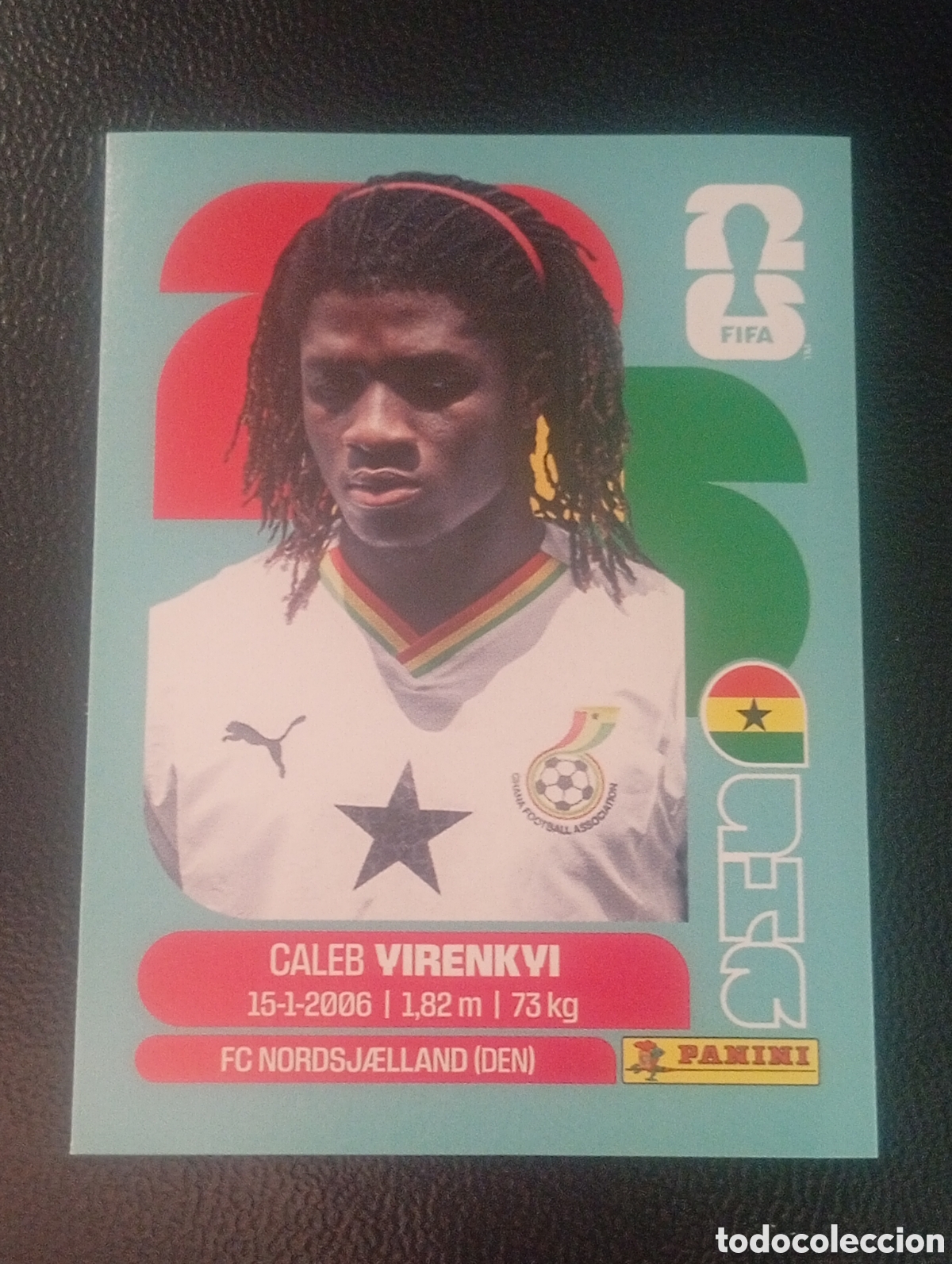 Cromos de f&uacute;tbol: GHA 8 VIRENKVI GHANA GHANA MUNDIAL F&Uacute;TBOL 2026 FIFA WORLD CUP PANINI CROMO STICKER GHA8