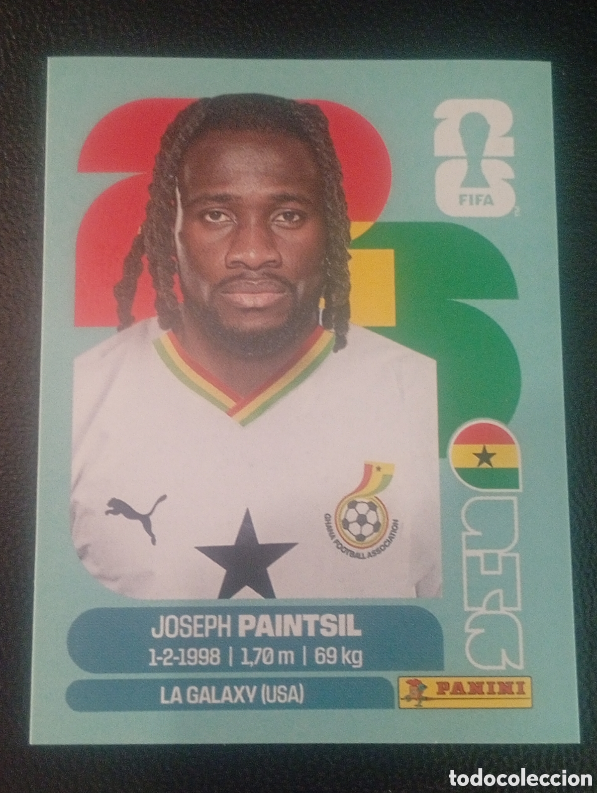 Cromos de f&uacute;tbol: GHA 18 GHANA GHANA MUNDIAL F&Uacute;TBOL 2026 FIFA WORLD CUP PANINI CROMO STICKER GHA18