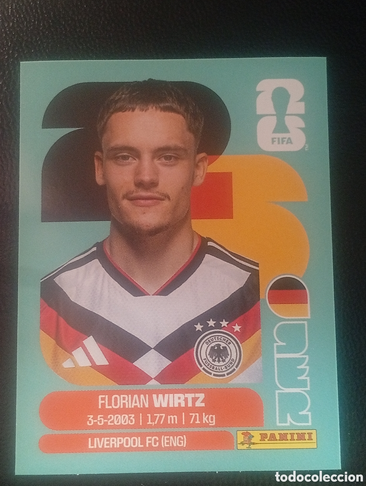 Cromos de f&uacute;tbol: GER 11 FLORIAN WIRTZ ALEMANIA GERMANY MUNDIAL F&Uacute;TBOL 2026 FIFA WORLD CUP PANINI CROMO STICKER GER11