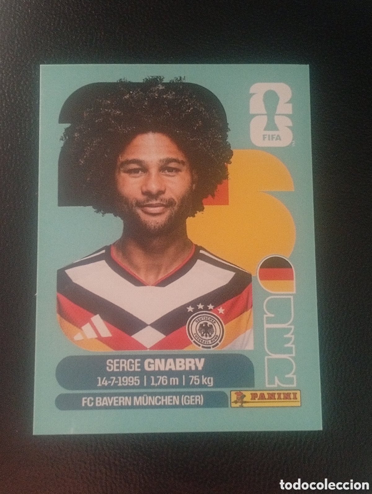 Cromos de f&uacute;tbol: GER 16 GNABRY ALEMANIA GERMANY MUNDIAL F&Uacute;TBOL 2026 FIFA WORLD CUP PANINI CROMO STICKER GER16