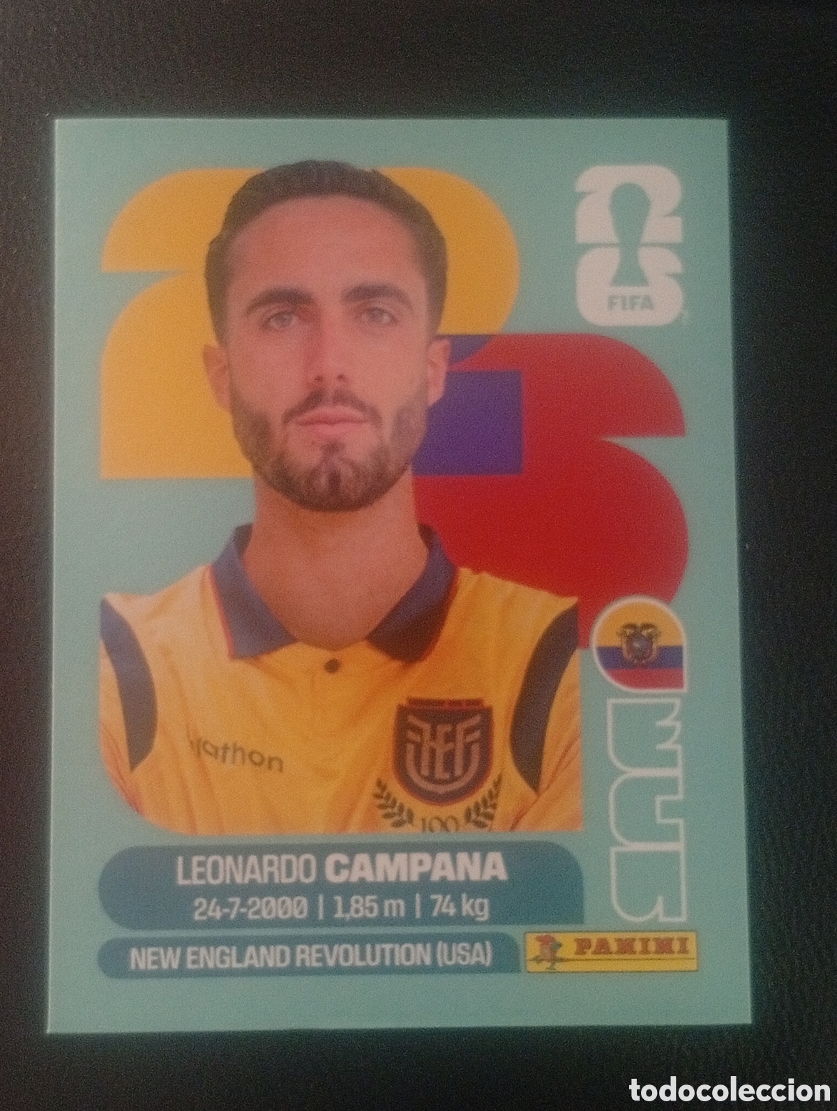 Cromos de f&uacute;tbol: ECU 15 CAMPANA ECUADOR MUNDIAL F&Uacute;TBOL 2026 FIFA WORLD CUP PANINI CROMO STICKER ECU15