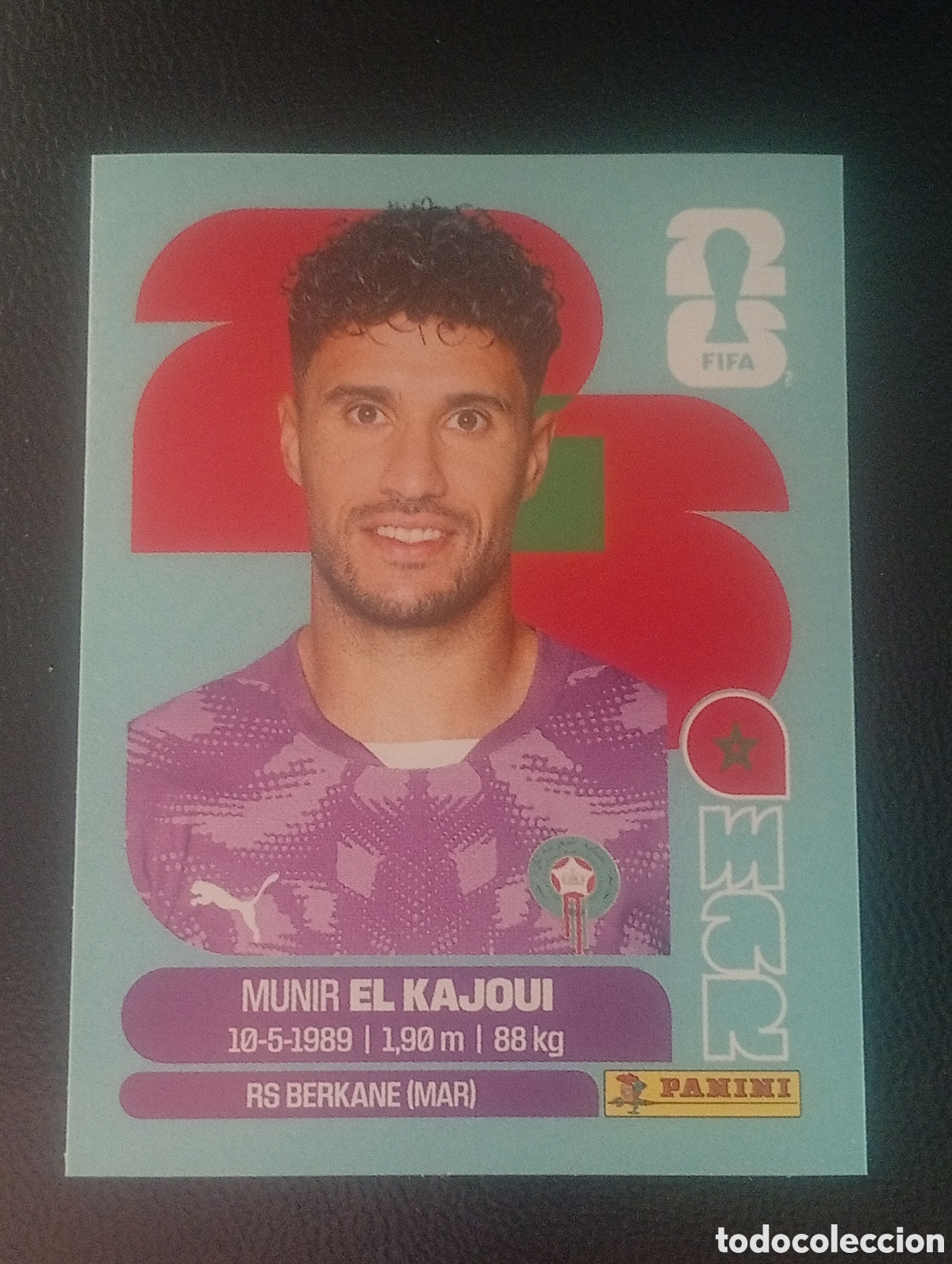 Cromos de f&uacute;tbol: MAR 3 KAJOUI MARRUECOS MUNDIAL F&Uacute;TBOL 2026 FIFA WORLD CUP PANINI CROMO STICKER MAR3