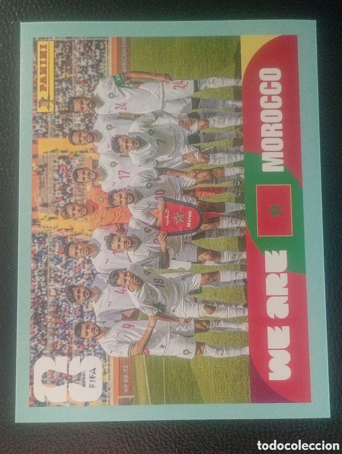 Cromos de f&uacute;tbol: MAR 13 equipo MARRUECOS MUNDIAL F&Uacute;TBOL 2026 FIFA WORLD CUP PANINI CROMO STICKER MAR13