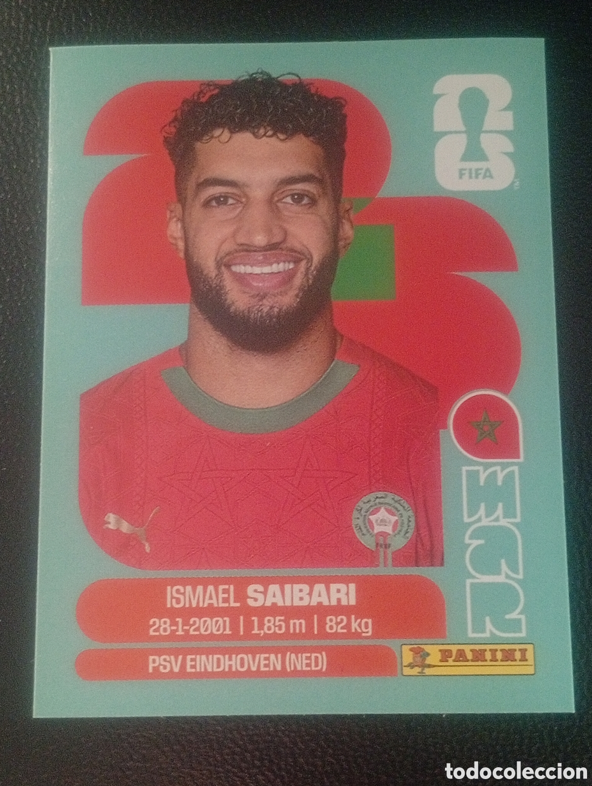 Cromos de f&uacute;tbol: MAR 15 SAIBARI MARRUECOS MUNDIAL F&Uacute;TBOL 2026 FIFA WORLD CUP PANINI CROMO STICKER MAR15