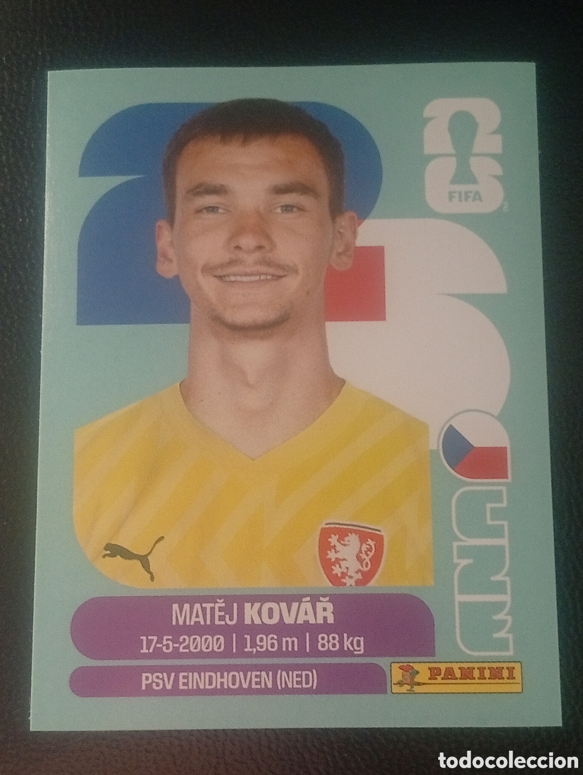 Cromos de f&uacute;tbol: CZE 2 KOVAR CHEQUIA MUNDIAL F&Uacute;TBOL 2026 FIFA WORLD CUP PANINI CROMO STICKER CZE2