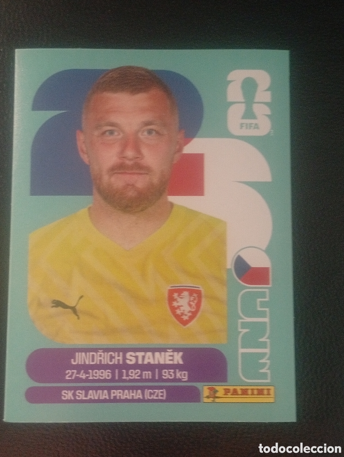 Cromos de f&uacute;tbol: CZE 3 STANEK CHEQUIA MUNDIAL F&Uacute;TBOL 2026 FIFA WORLD CUP PANINI CROMO STICKER CZE3