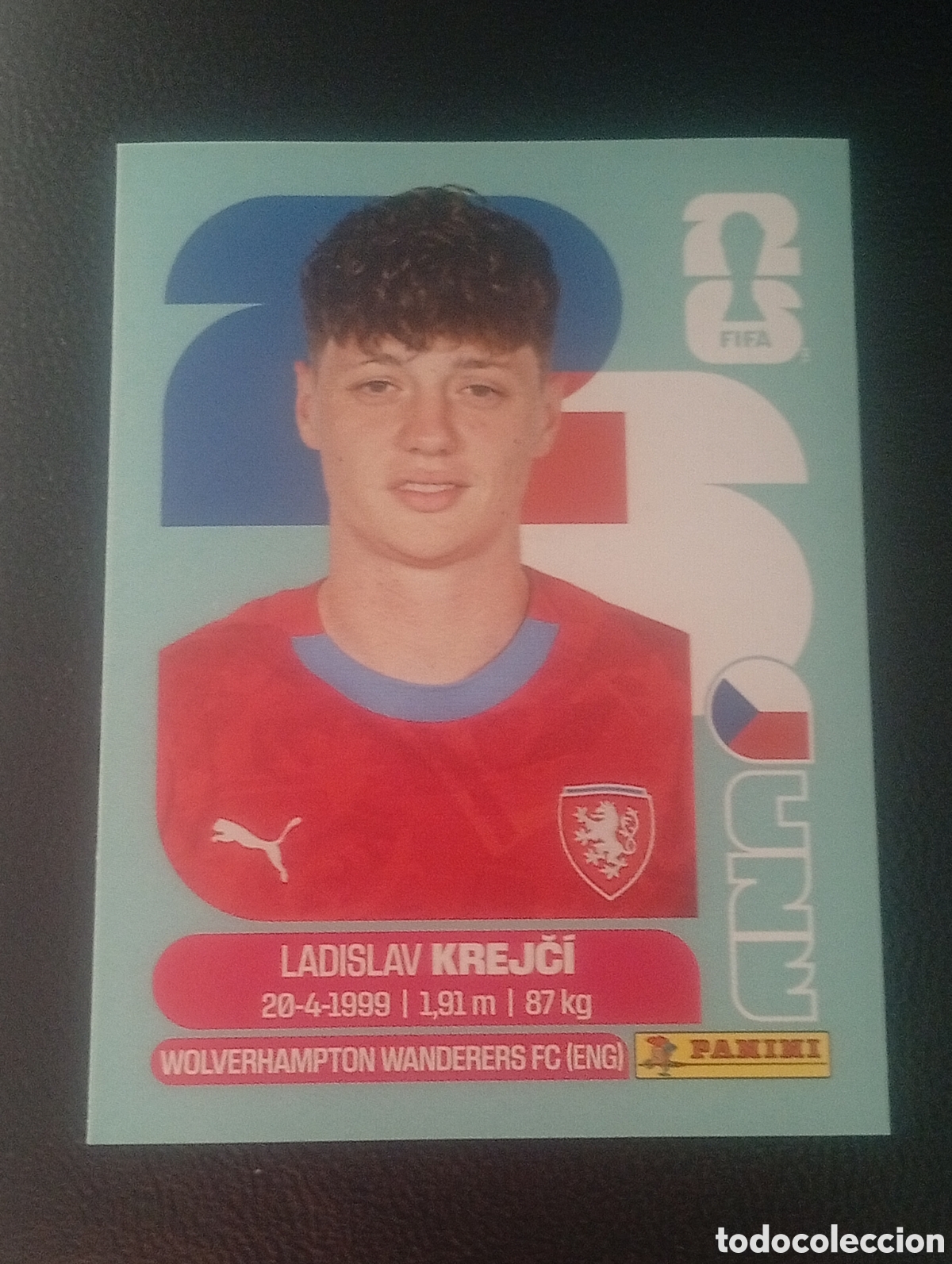 Cromos de f&uacute;tbol: CZE 4 KREJCI CHEQUIA MUNDIAL F&Uacute;TBOL 2026 FIFA WORLD CUP PANINI CROMO STICKER CZE4