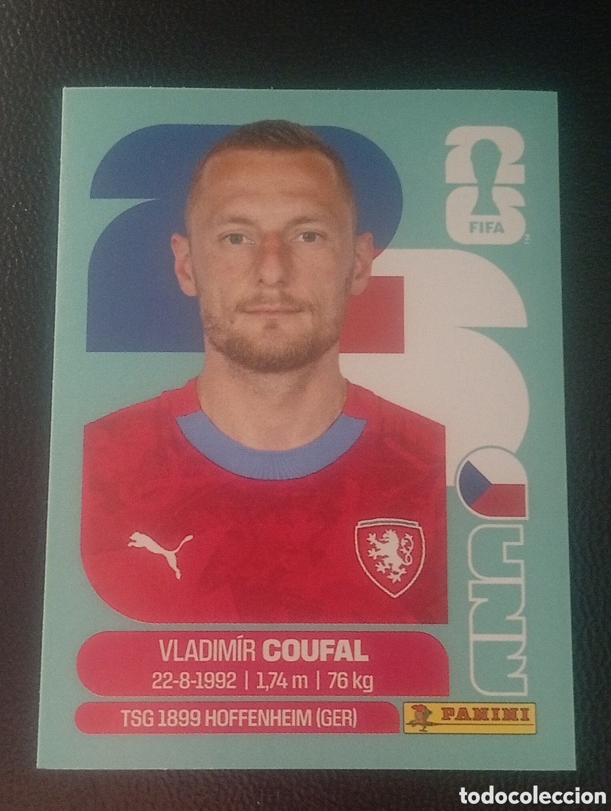Cromos de f&uacute;tbol: CZE 5 COUFAL CHEQUIA MUNDIAL F&Uacute;TBOL 2026 FIFA WORLD CUP PANINI CROMO STICKER CZE5