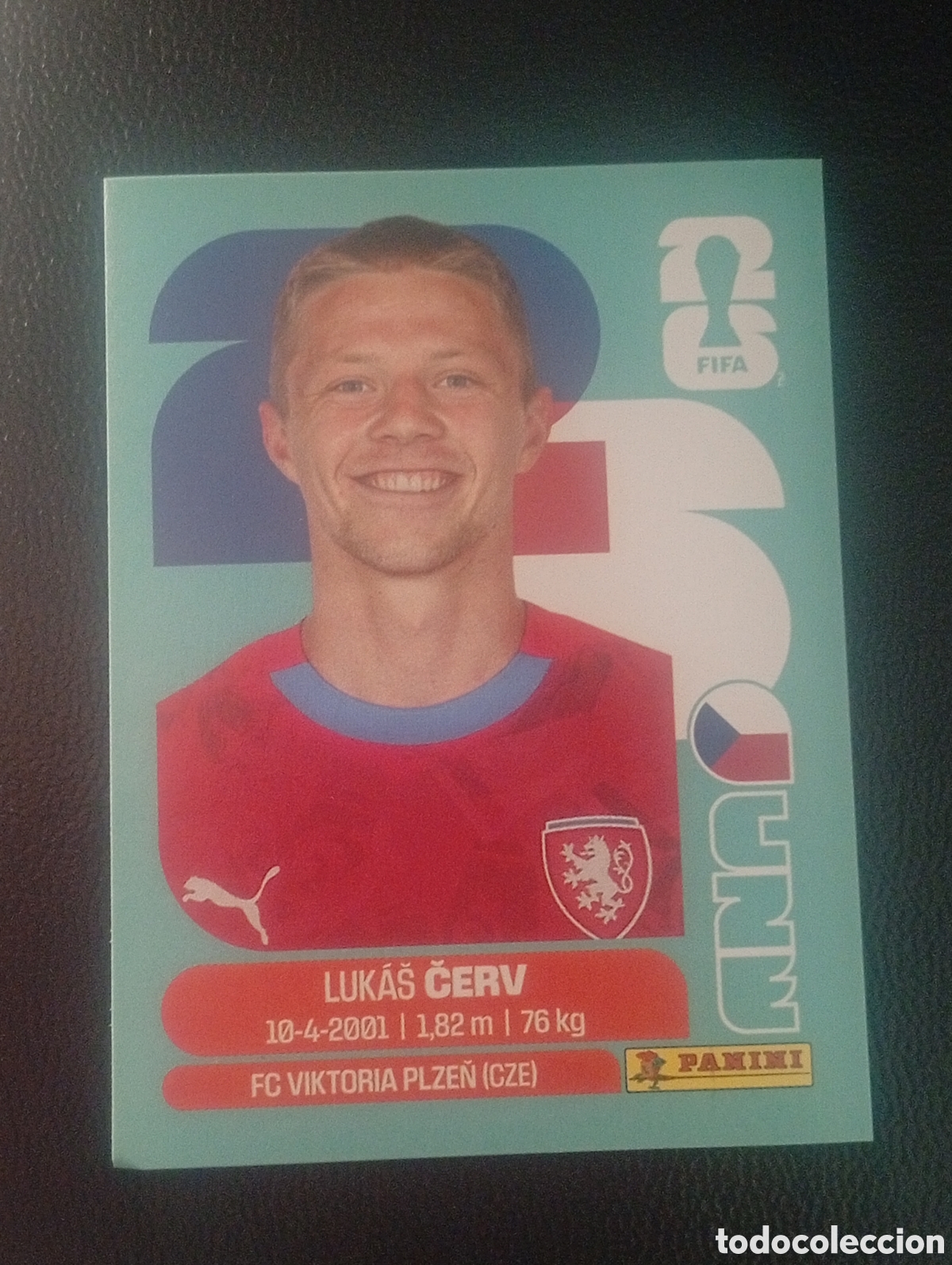 Cromos de f&uacute;tbol: CZE 11 CERV CHEQUIA MUNDIAL F&Uacute;TBOL 2026 FIFA WORLD CUP PANINI CROMO STICKER CZE11