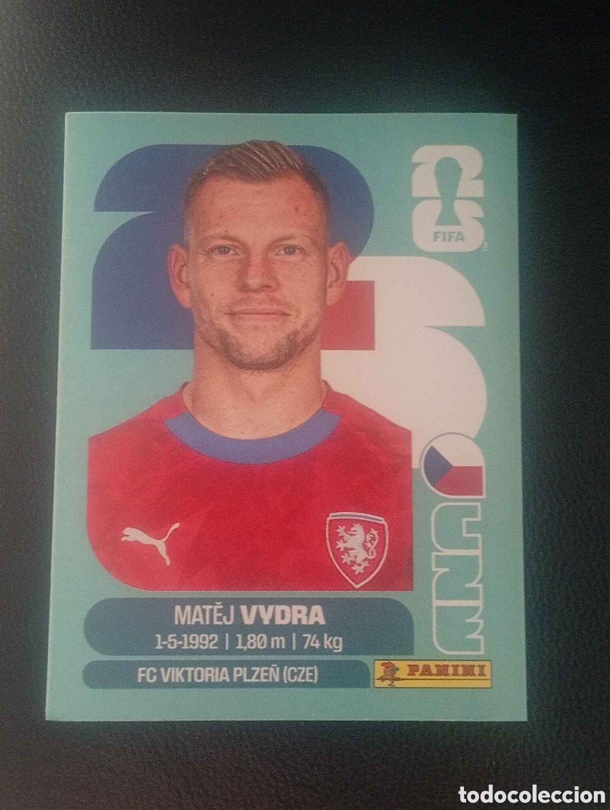 Cromos de f&uacute;tbol: CZE 15 VYDRA CHEQUIA MUNDIAL F&Uacute;TBOL 2026 FIFA WORLD CUP PANINI CROMO STICKER CZE15