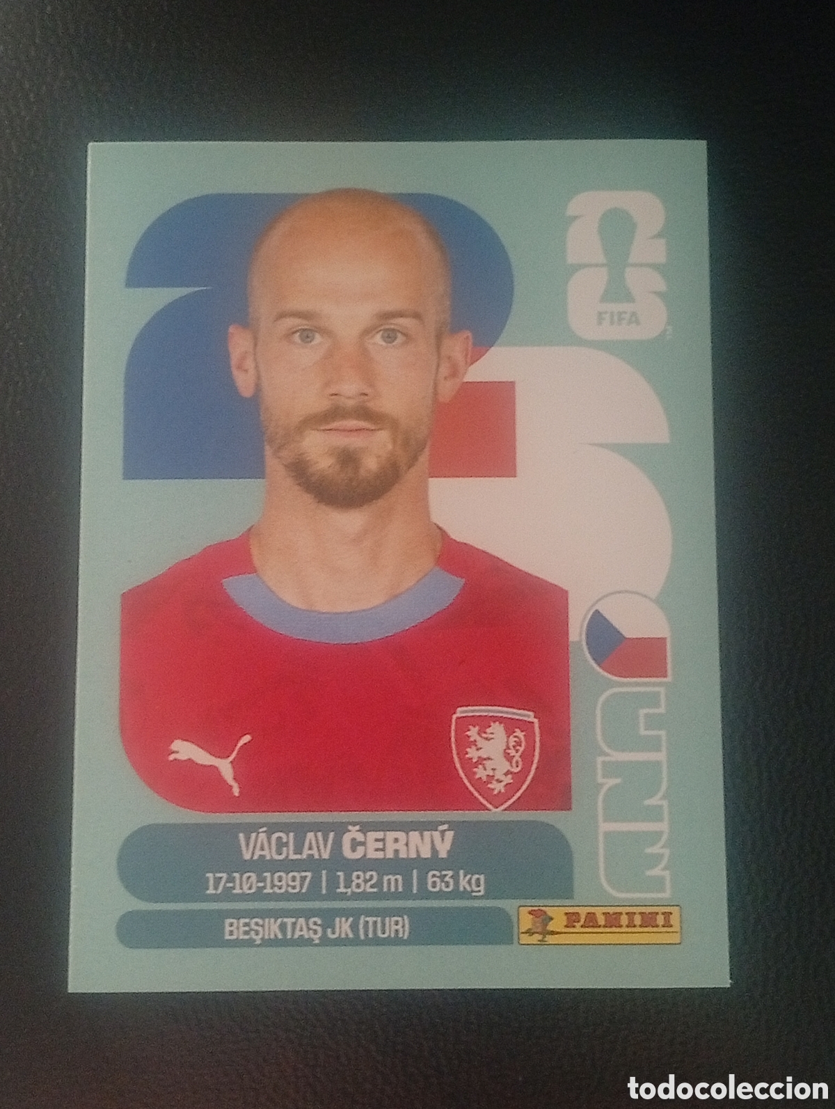 Cromos de f&uacute;tbol: CZE 18 CERNY CHEQUIA MUNDIAL F&Uacute;TBOL 2026 FIFA WORLD CUP PANINI CROMO STICKER CZE18