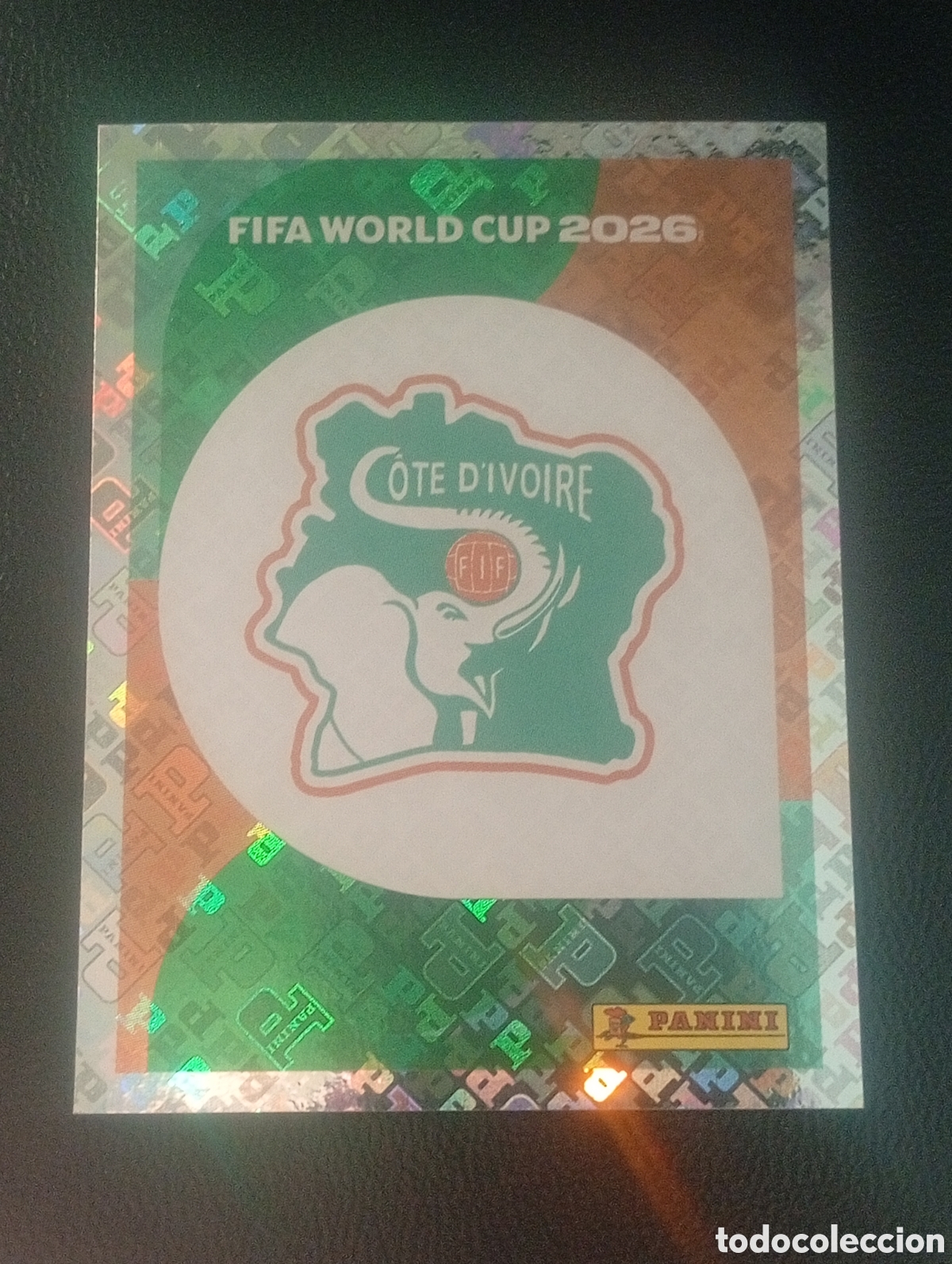 Cromos de f&uacute;tbol: CIV 1 escudo COSTA MARFIL MUNDIAL F&Uacute;TBOL 2026 FIFA WORLD CUP PANINI CROMO STICKER CIV1