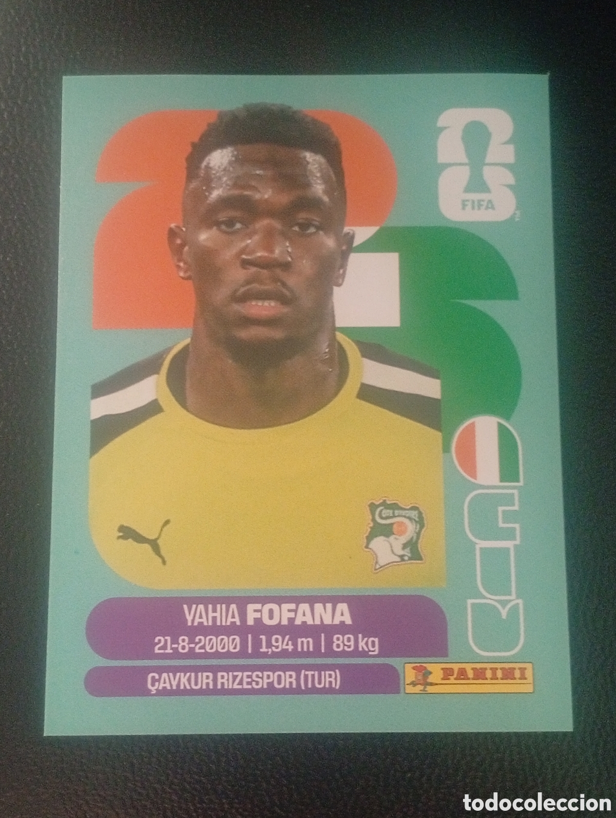 Cromos de f&uacute;tbol: CIV 2 FOFANA COSTA MARFIL MUNDIAL F&Uacute;TBOL 2026 FIFA WORLD CUP PANINI CROMO STICKER CIV2
