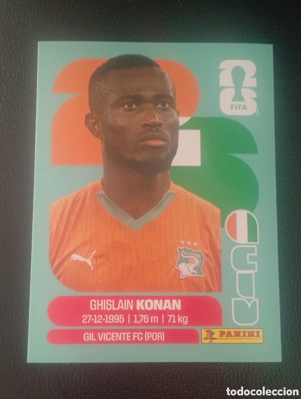 Cromos de f&uacute;tbol: CIV 3 KONAN COSTA MARFIL MUNDIAL F&Uacute;TBOL 2026 FIFA WORLD CUP PANINI CROMO STICKER CIV3