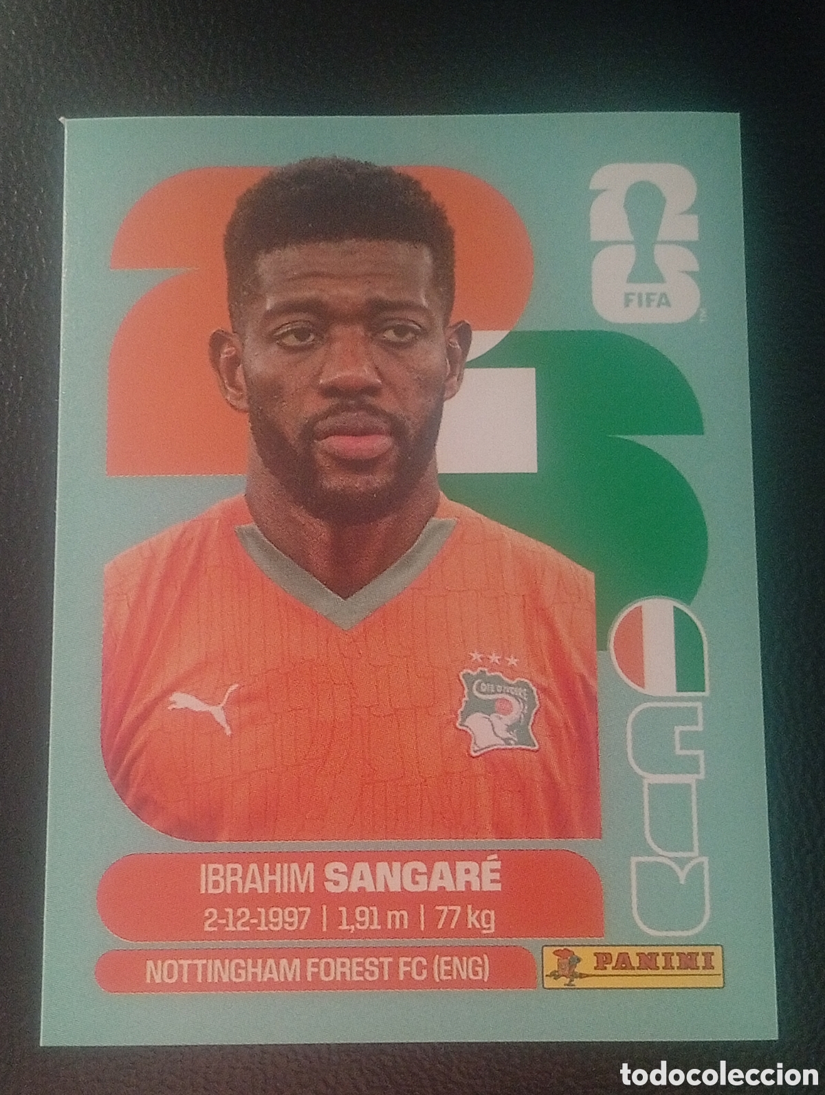 Cromos de f&uacute;tbol: CIV 12 SANGARE COSTA MARFIL MUNDIAL F&Uacute;TBOL 2026 FIFA WORLD CUP PANINI CROMO STICKER CIV12