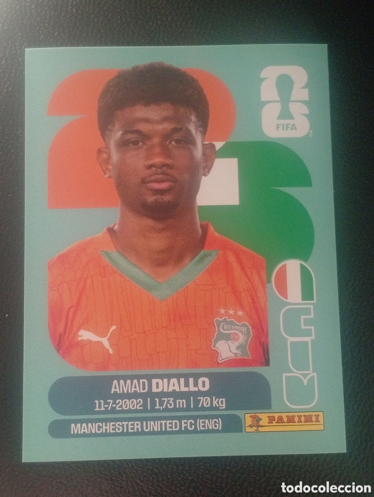 Cromos de f&uacute;tbol: CIV 15 DIALLO COSTA MARFIL MUNDIAL F&Uacute;TBOL 2026 FIFA WORLD CUP PANINI CROMO STICKER CIV15