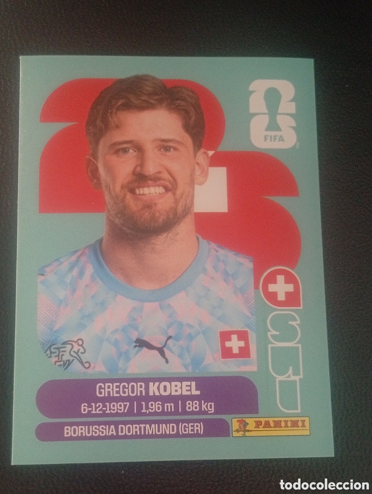 Cromos de f&uacute;tbol: SUI 2 KOBEL SUIZA MUNDIAL F&Uacute;TBOL 2026 FIFA WORLD CUP PANINI CROMO STICKER SUI2