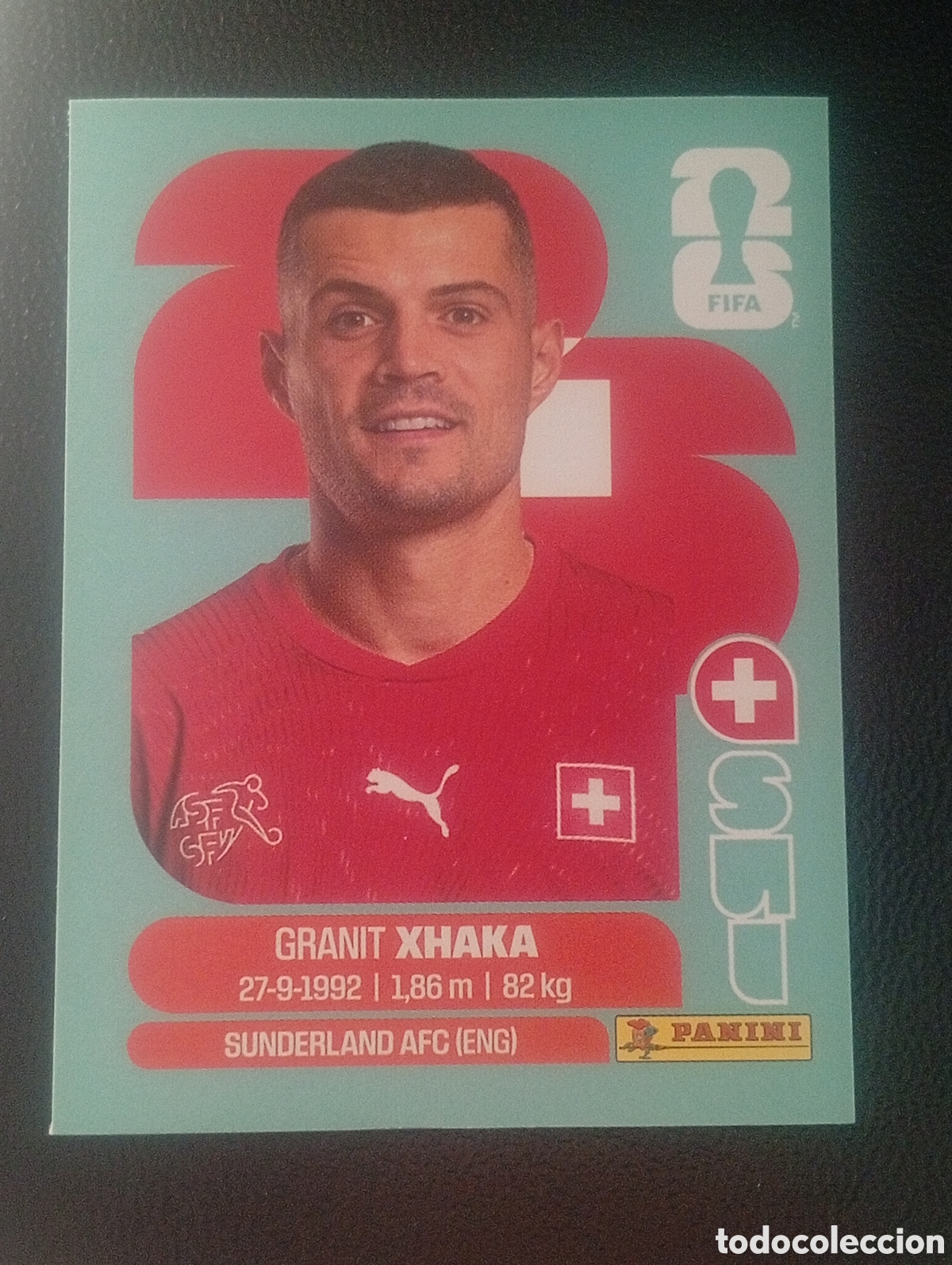 Cromos de f&uacute;tbol: SUI 9 XHAKA SUIZA MUNDIAL F&Uacute;TBOL 2026 FIFA WORLD CUP PANINI CROMO STICKER SUI9