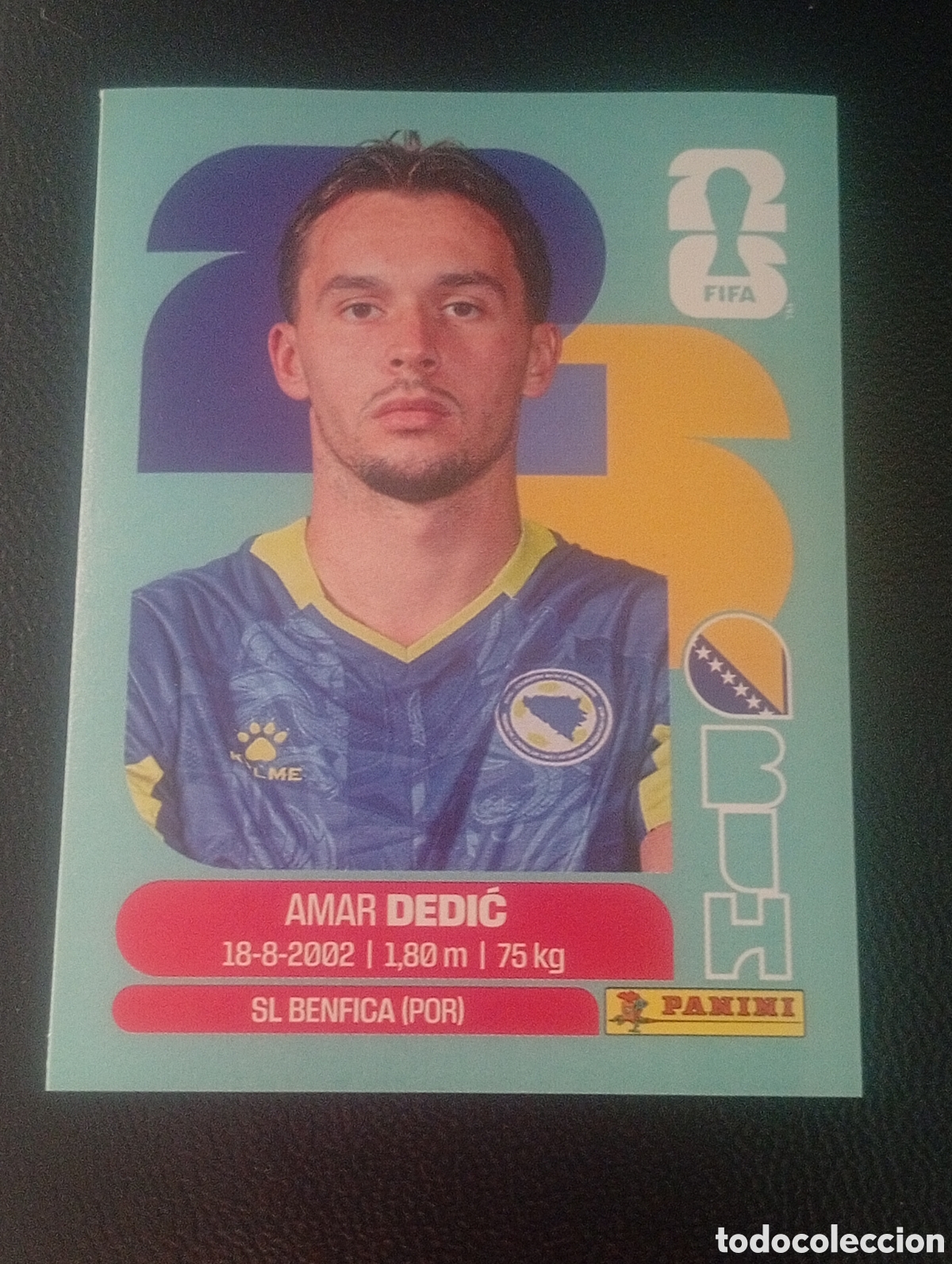 Cromos de f&uacute;tbol: BIH 3 DEDIC BOSNIA MUNDIAL F&Uacute;TBOL 2026 FIFA WORLD CUP PANINI CROMO STICKER BIH3