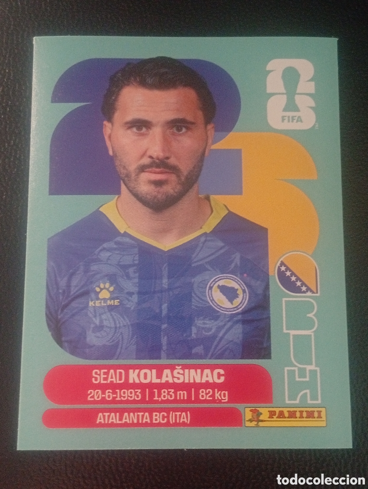 Cromos de f&uacute;tbol: BIH 4 BOSNIA MUNDIAL F&Uacute;TBOL 2026 FIFA WORLD CUP PANINI CROMO STICKER BIH4