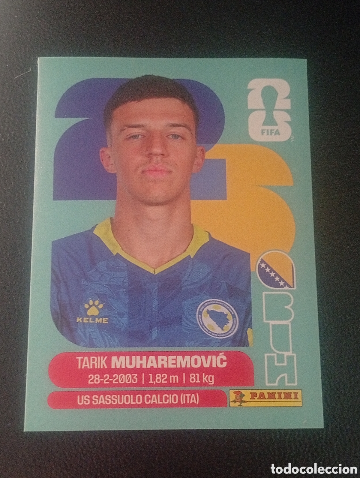 Cromos de f&uacute;tbol: BIH 5 BOSNIA MUNDIAL F&Uacute;TBOL 2026 FIFA WORLD CUP PANINI CROMO STICKER BIH5